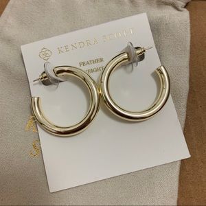 Kendra Scott Colette Hoop Earrings NWT